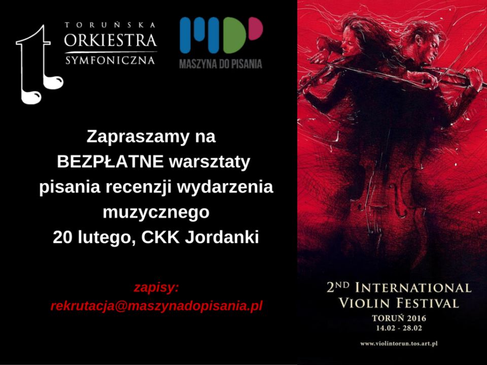 Muzyka i warsztaty pisania