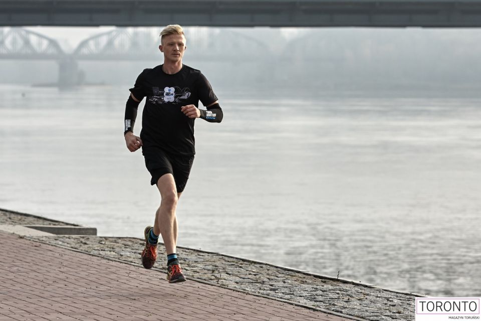 Na zdjęciu Piotr Kaczmarek, organizator Toruń Marathon