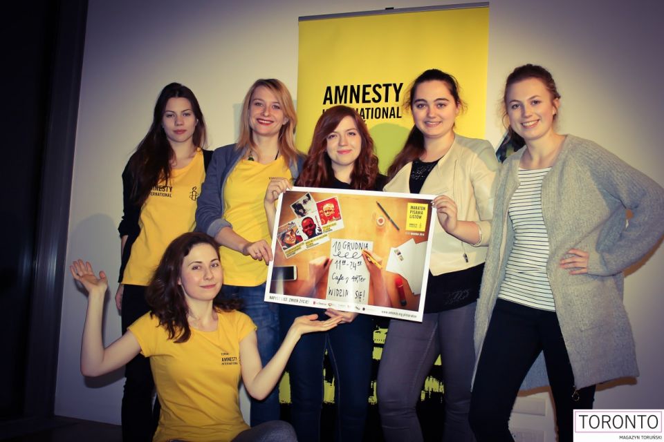 Maraton Pisania Listów organizowany jest przez Amnesty International